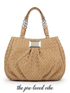 Dana Buchman Purse Vintage Large Brown Bag